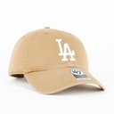 Gorra 47 Brand DODGERS CLEAN UP KHAKI/WHITE | Snapback Visera Curva