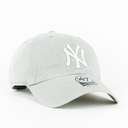 Gorra 47 Brand YANKEES CLEAN UP LT GRY/WHT | Snapback Visera Curva