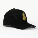 HEART GOLD PRAY FOR MEXICO BLK SUEDE