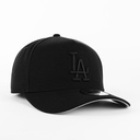 Gorra New Era DODGERS A-FRAME 940 ALL BLACK | Snapback Visera Semicurva