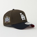 Gorra New Era A-Frame DODGERS WS 2020 BROWN/NAVY 940F | Visera Curva Snapback