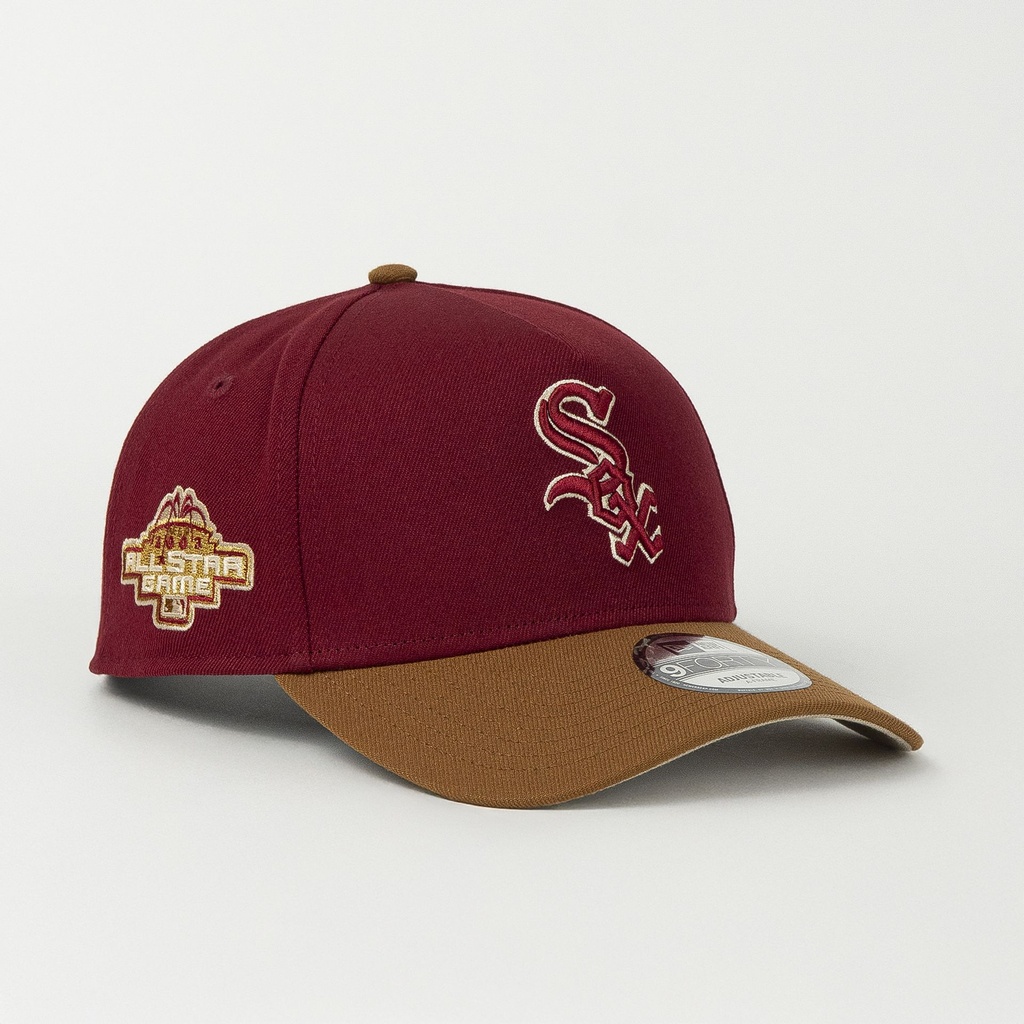 Gorra New Era A-Frame WHITE SOX ALL STAR GAME 1961 WINE/BROWN 940F | Snapback Visera Curva Urbana Premium