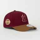 Gorra New Era A-Frame YANKEES 2000 SEASON WINE/BROWN 940F | Snapback Visera Curva
