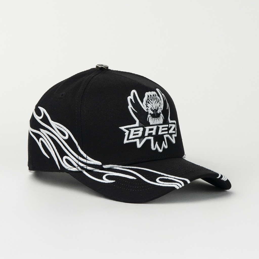 Gorra BAEZ BALENZI EAGLE BLACK/VISOR SUEDE | Gamuza Negra Visera Plana Snapback