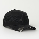 Gorra BAEZ STAY BUSY BLACK/VISOR SUEDE | Snapback Visera Semicurva
