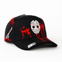 Gorra Caps Fans JASON DIAMANTADO BLACK/VISOR SUEDE | Snapback Visera Semicurva