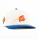 Gorra El Tiros Caps AMG BEIGE/NAVY | Snapback Visera Semicurva