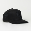 Gorra El Tiros Caps LOU LOU ALL BLACK VISOR SUEDE de Gamuza | Snapback Visera Plana