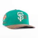 Gorra El Tiros Caps SABOR FRESA GREEN/BROWN | Snapback Visera Semicurva