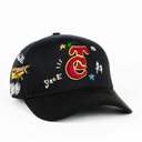 Gorra Gallo Fino 100% CULICHI CT BLACK | Snapback Visera Semicurva