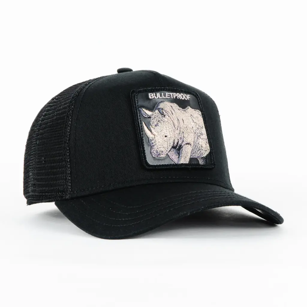 Gorra Goorin Bros THE BULLETPROOF RHINO BLACK | Snapback Visera Curva