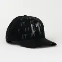 Gorra JC Hats CT ENDIAMANTADO BLACK de Tela | Snapback Visera Curva