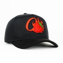 Gorra Mz Hats ONLY FRESITAS BLACK VISOR SUEDE | Snapback Visera Semicurva