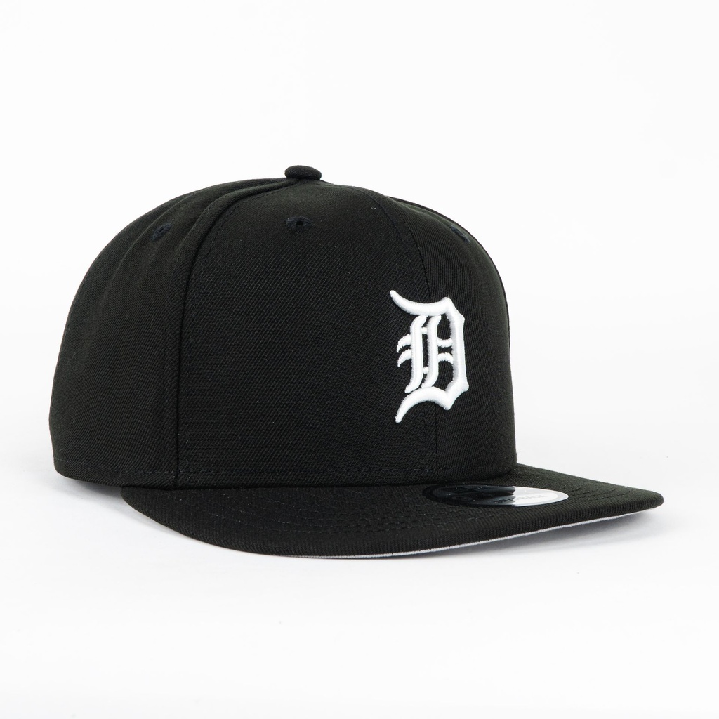 Gorra New Era TIGERS BASIC BLK/WHT | Visera Corta Plana Snapback