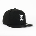 Gorra New Era TIGERS BASIC BLK/WHT | Visera Corta Plana Snapback