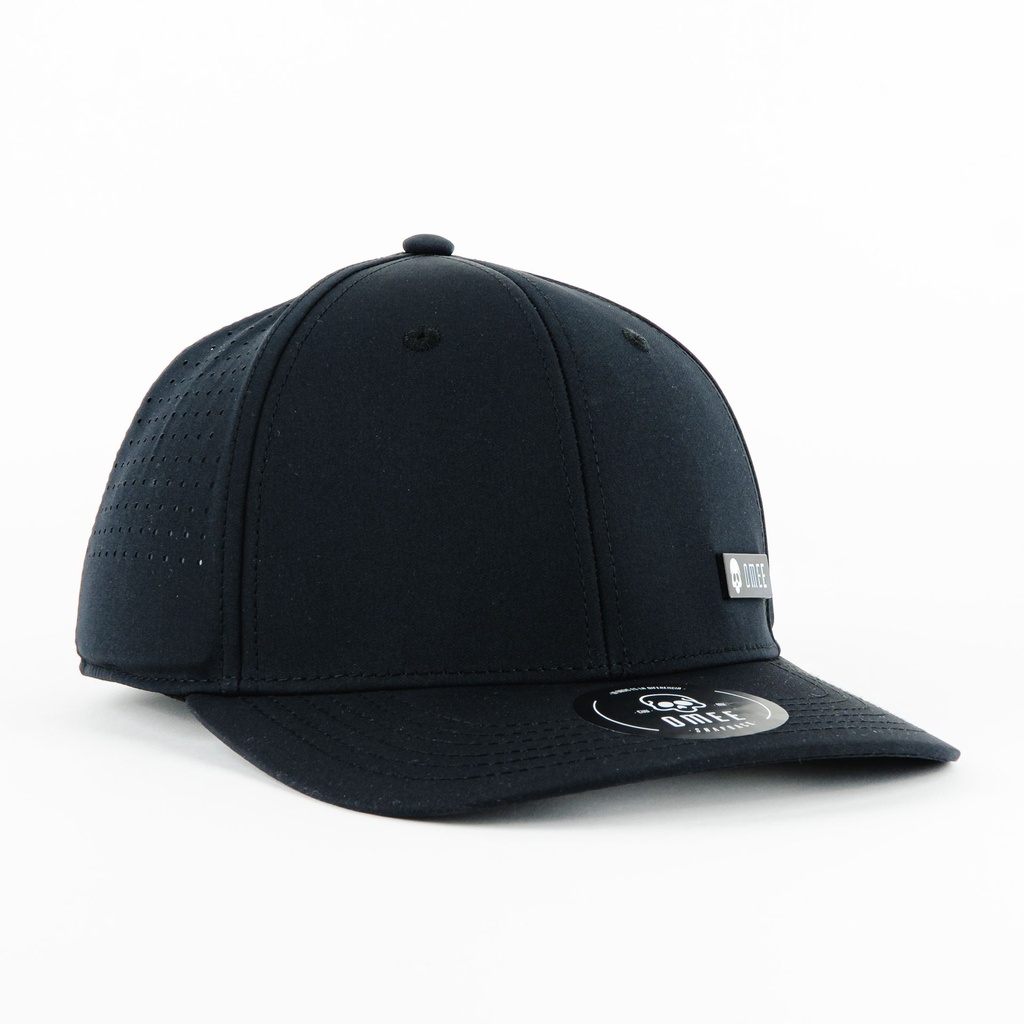 Gorra OMEE ANTRAX BLACK | Visera Semicurva Cerrada UNITALLA
