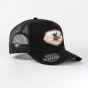 Gorra Ranch & Corral CUCO RAYA 11 BLACK de Tela | Snapback Visera Semiplana