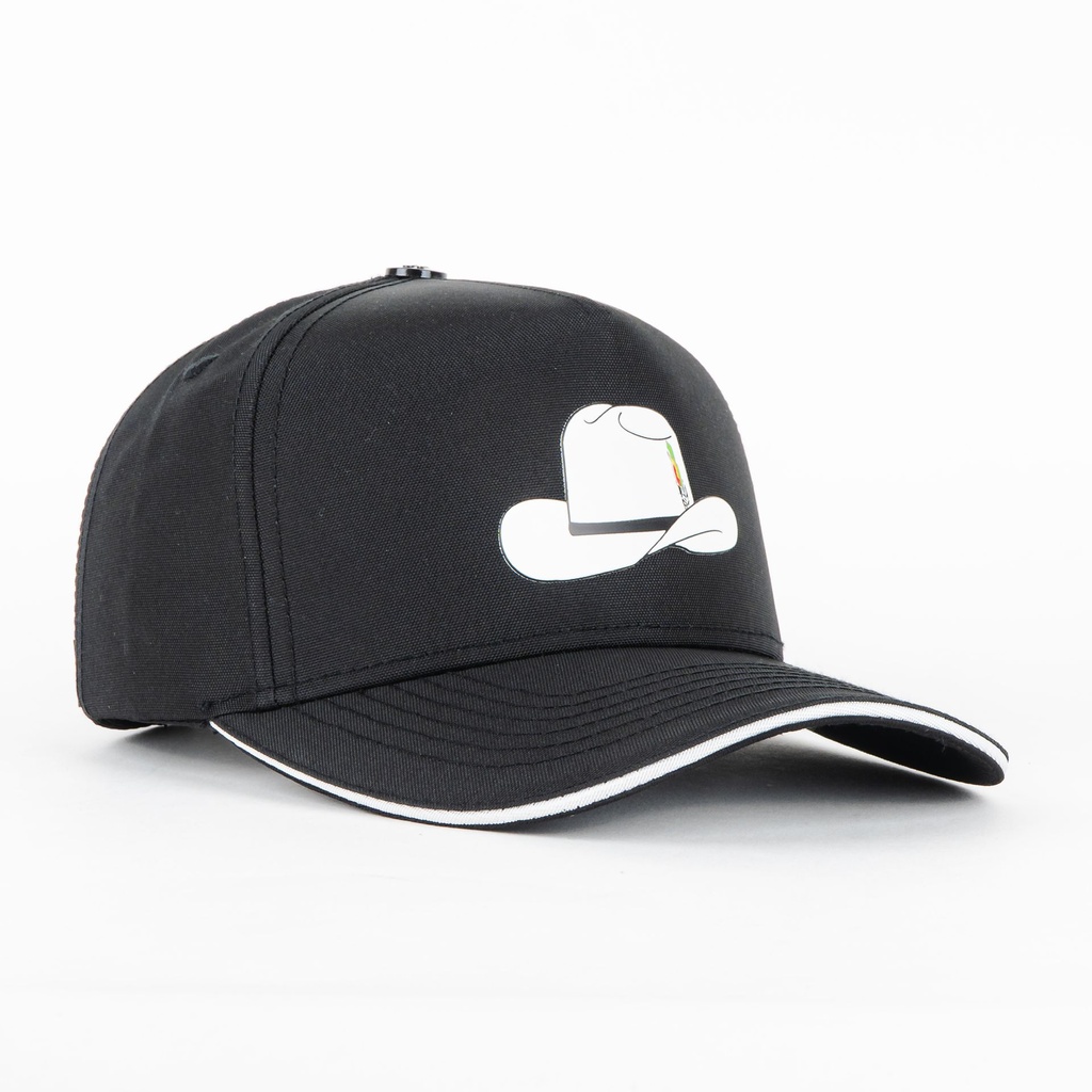 Gorra Sombrero Blanco 10000X RANCHER CROWN BLK/WHT | Snapback Visera Semicurva