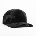 Gorra Sombrero Blanco ELEGANTE BLACK VELVET | Snapback Visera Semicurva