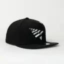 Gorra PAPER PLANE BLACK | Snapback Visera Plana