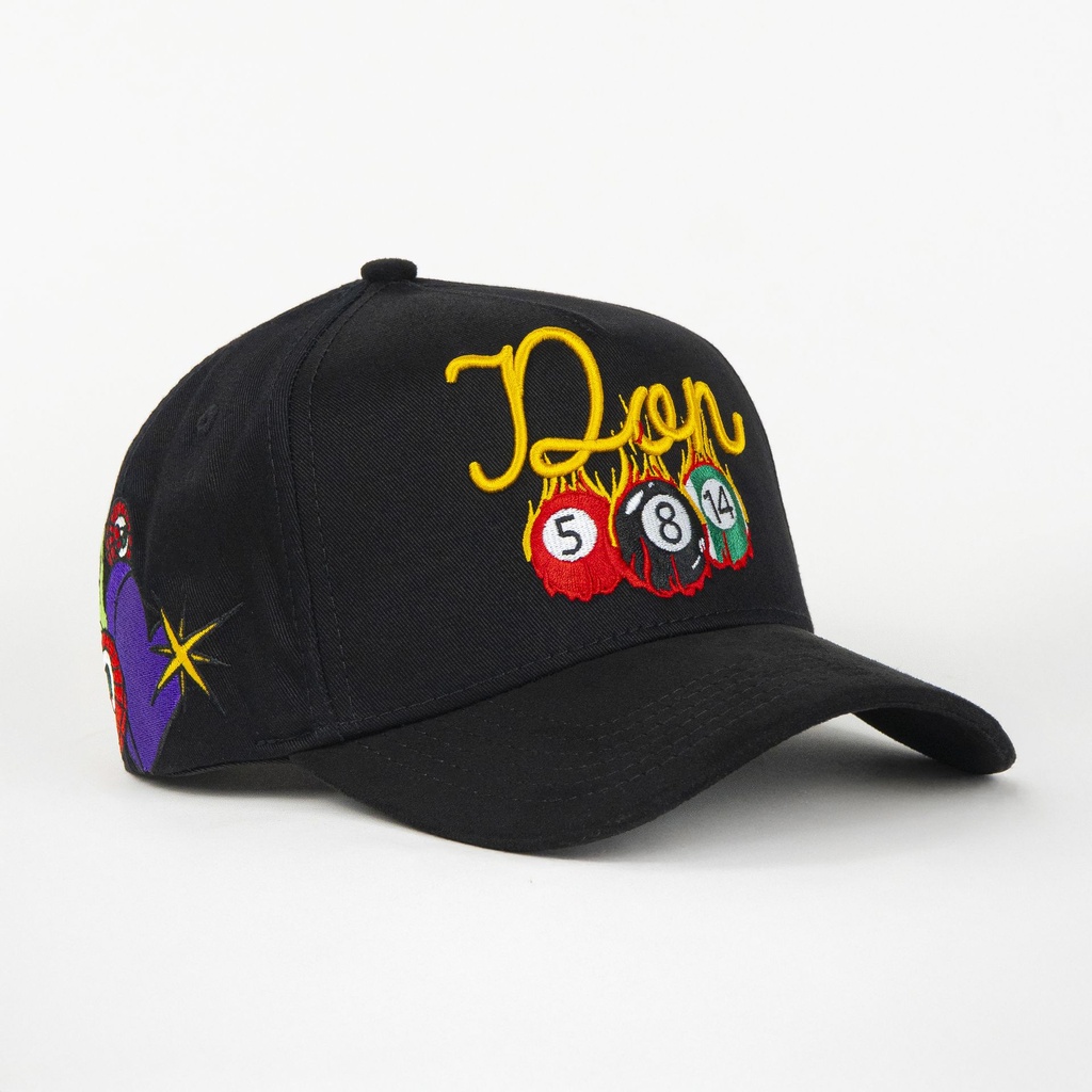 Gorra Don Hats DON GAMES YELLOW/BLACK SUEDE de Tela | Snapback