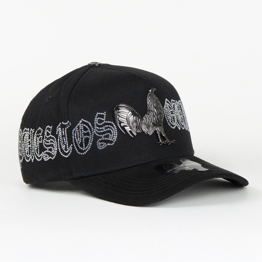 Gorra Florence Caps PUESTOS QUINCE BLACK SUEDE | Snapback Visera semicurva