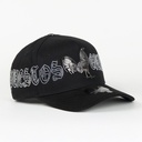 Gorra Florence Caps PUESTOS QUINCE BLACK SUEDE | Snapback Visera semicurva