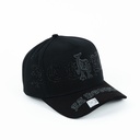 Gorra Mz Hats LA PEOPLE BLK VISOR SUEDE | Snapback Visera Curva