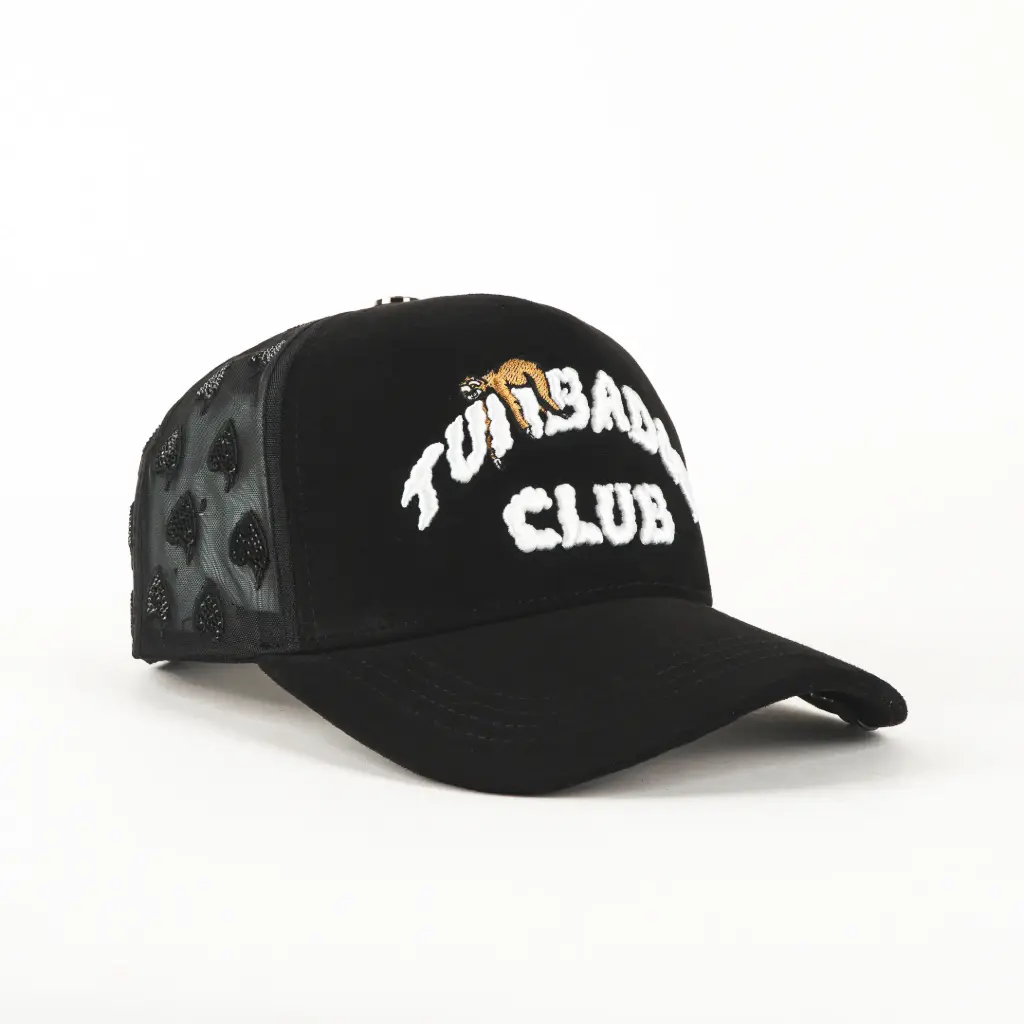 Gorra Clover Garments TUMBADOS CLUB BLK SUEDE | Snapback Visera Curva