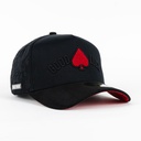 GOOD LUCK BLK VISOR SUEDE