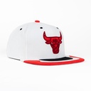Gorra Mitchell & Ness BULLS DAY WHITE/RED | Visera Plana Snapback
