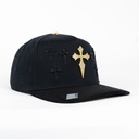 Gorra Bigg Boss CELTA CROSS GOLD/BLACK | Snapback Visera Semicurva