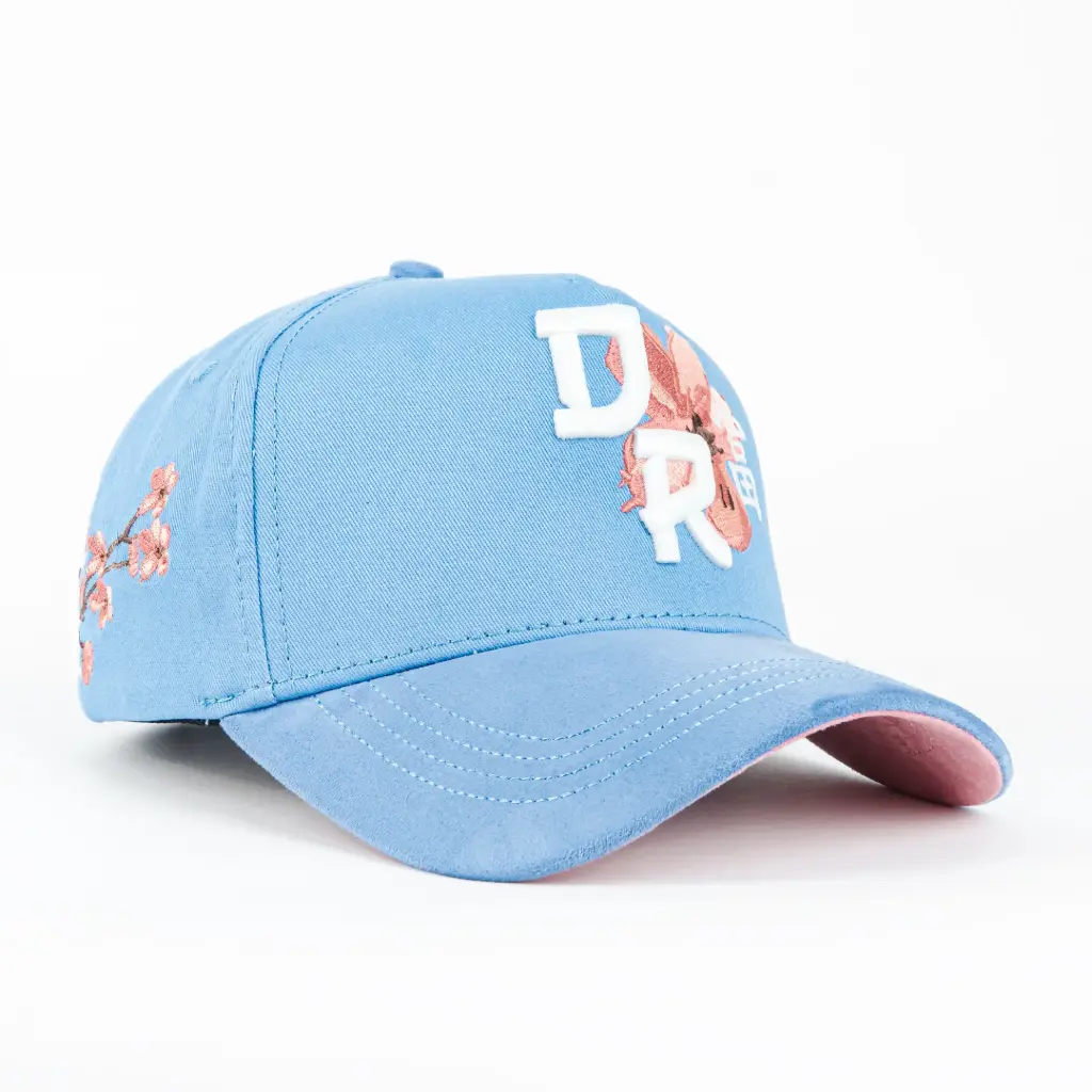 Gorra El Dreamer Hats DR KANJI BLUE VISOR SUEDE | Snapback Visera Curva