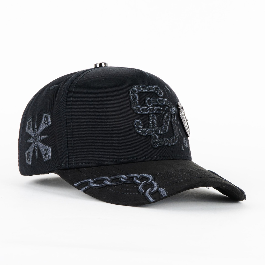 Gorra Baez ASTROBOY BLACK SUEDE | Snapback Visera Curva