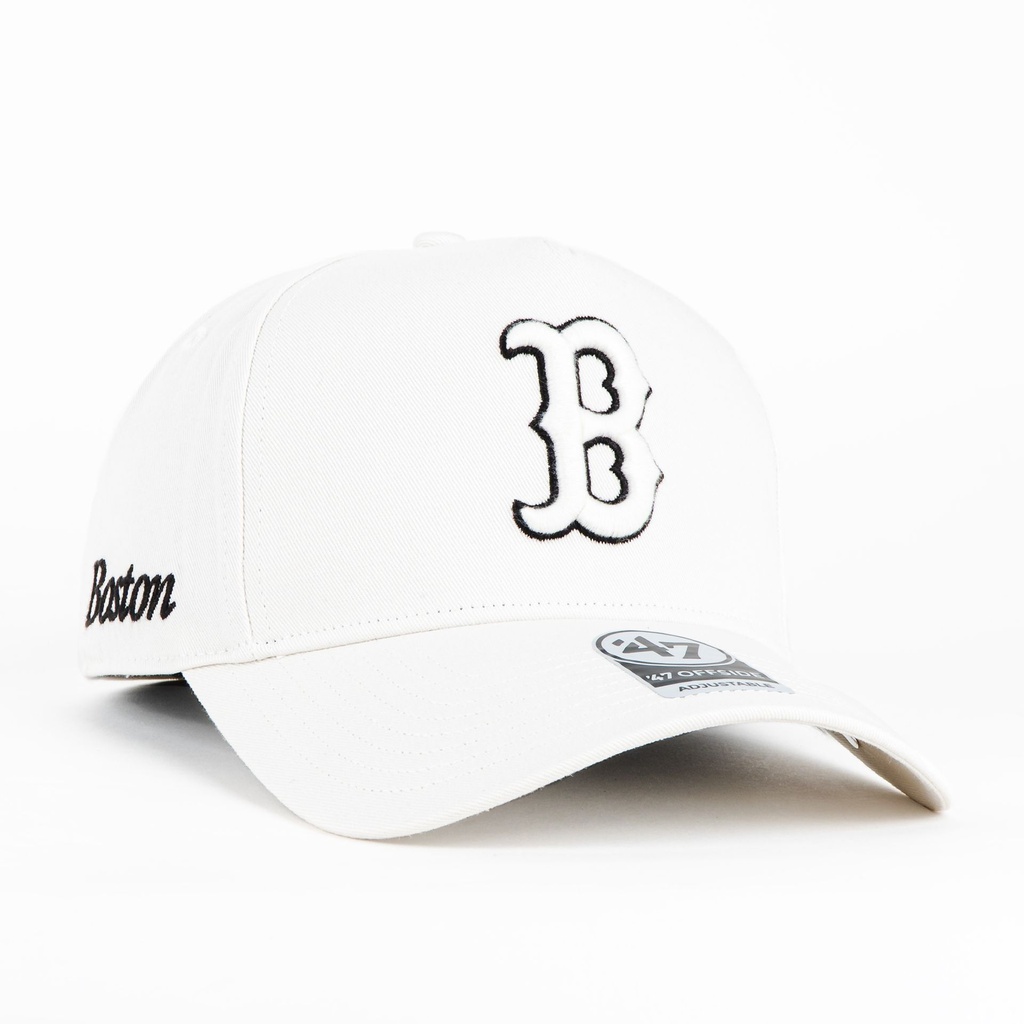 Gorra 47 Brand RED SOX OFFSIDE SAND STONE | Snapback Visera Semicurva