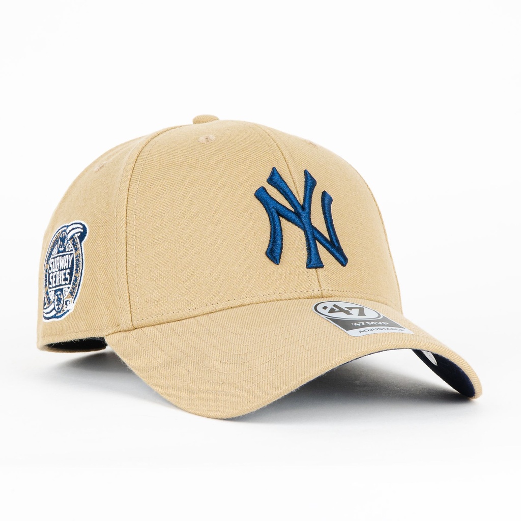Gorra 47 Brand YANKEES MVP KHAKI | Snapback Visera Semicurva