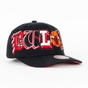 Gorra Mitchell&Ness BULLS HYPER TYPE BLACK/RED | Snapback Visera Semicurva