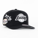 Gorra Mitchell&Ness LAKERS BORN TO WIN BLACK | Snapback Visera Semicurva