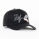 Gorra 5.7 SAN FRANCISCO BLACK SUEDE | Snapback Visera Semicurva