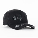 Gorra 5.7 BREAKING NEW YORK BLACK SUEDE | Snapback Visera Semicurva