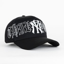 Gorra 31 Hats NY CRYSTALS BLACK/WHITE | Snapback Visera Curva