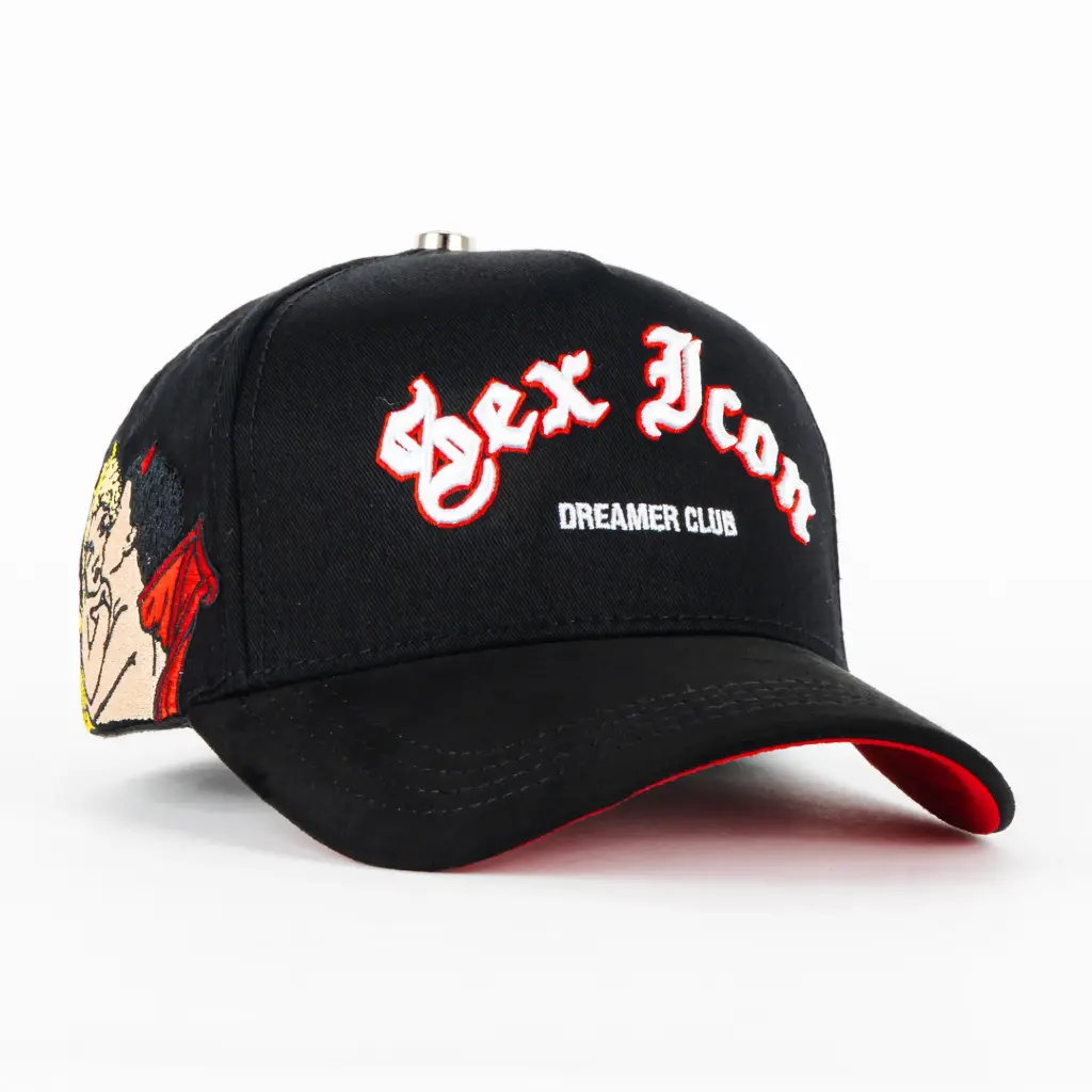 Gorra El Dreamer Hats SEX ICON BLACK | Snapback Visera Curva
