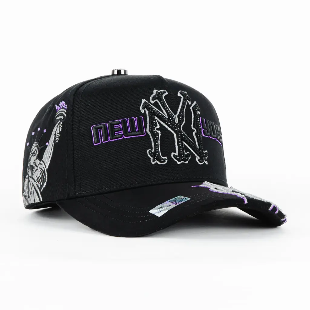 NY FLAMES PURPLE BLK