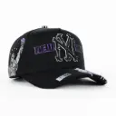 NY FLAMES PURPLE BLK