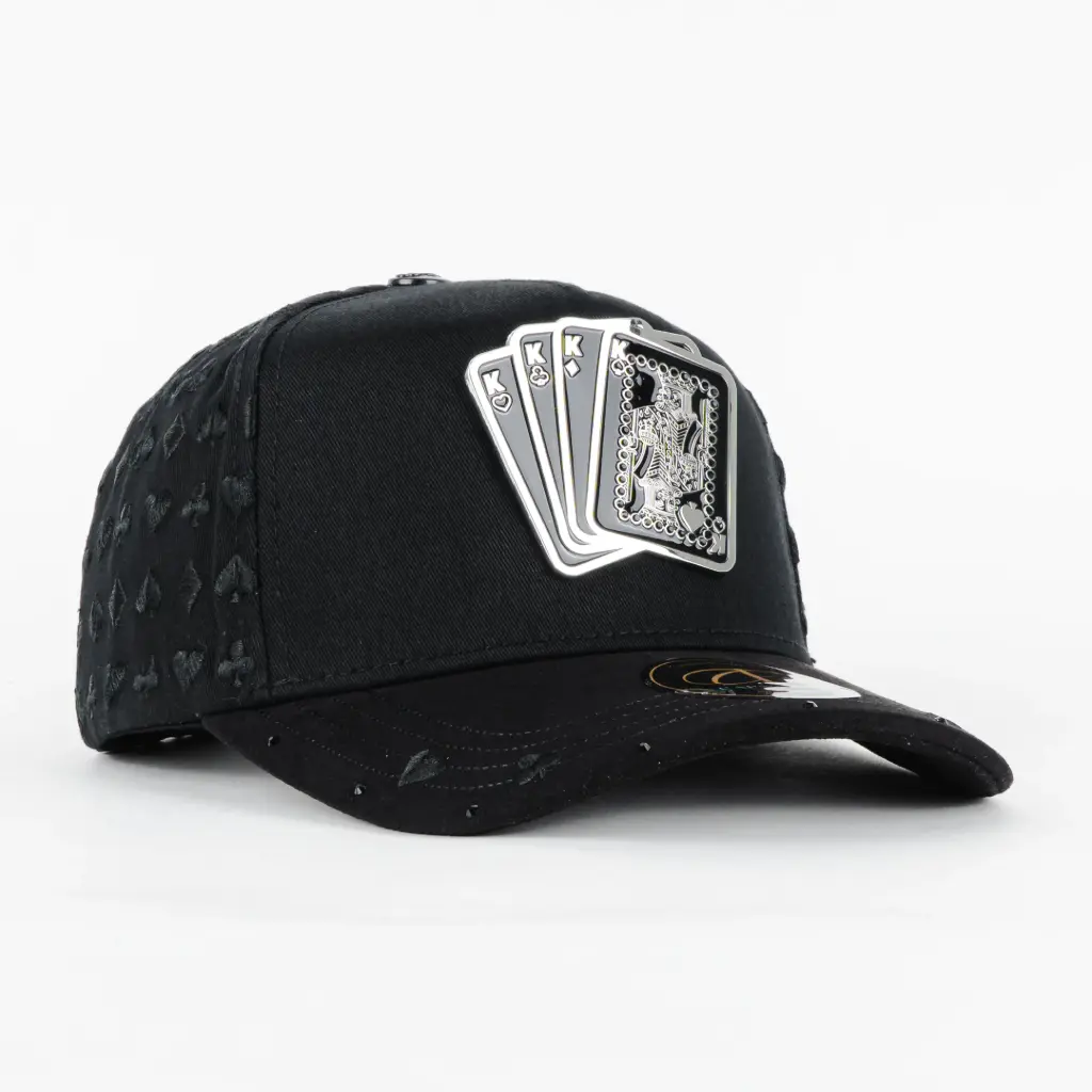 Gorra Capsfans POKER KINGS METAL BLK | Snapback Visera Semicurva