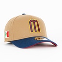 Gorra NEW ERA MEXICO BROWN/NAVY 940AF | Snapback Visera Curva