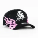 Gorra Clover Garments CLVR RACING BLK | Snapback Visera Semicurva