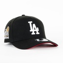 Gorra New Era A-Frame DODGERS WS2024 BLK/WHT 940AF | Snapback Visera Semicurva