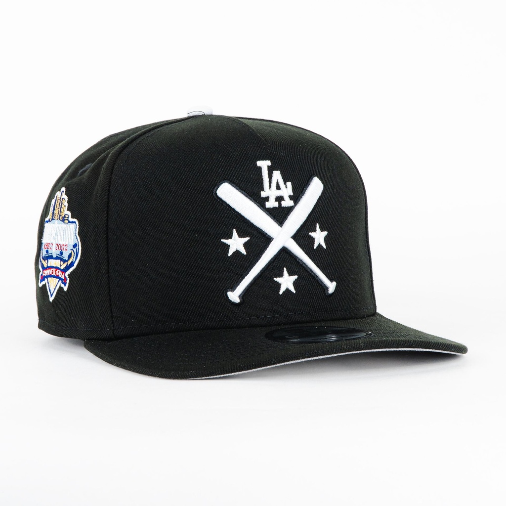 Gorra New Era A-Frame DODGERS 1952-2002 BLK/WHT  950F | Snapback Visera Semicurva