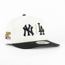 Gorra New Era A-Frame NY LA WS81 NATU/BLK 950F | Snapback Visera Semicurva